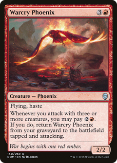 Warcry Phoenix (DOM-150) - Dominaria Foil-1