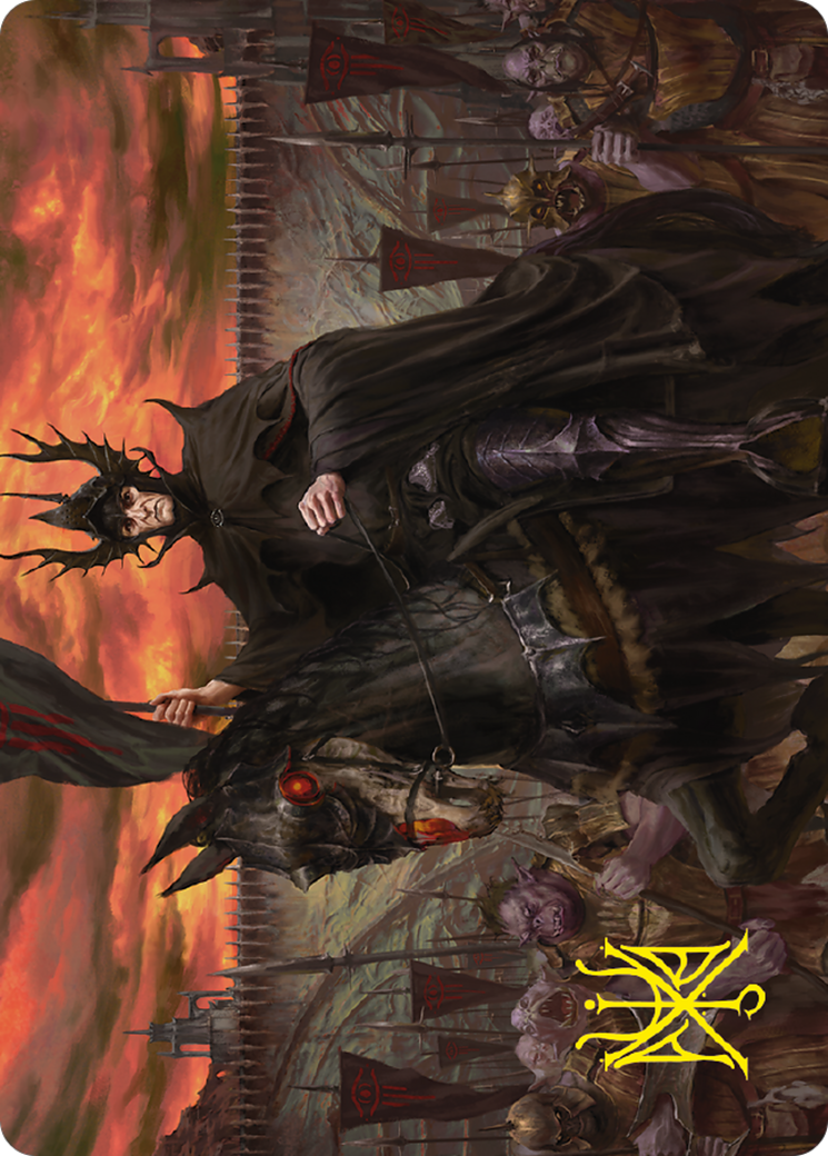 The Mouth of Sauron // The Mouth of Sauron (ALTR-018) - Tales of Middle-earth Art Series (Borderless) Foil-1