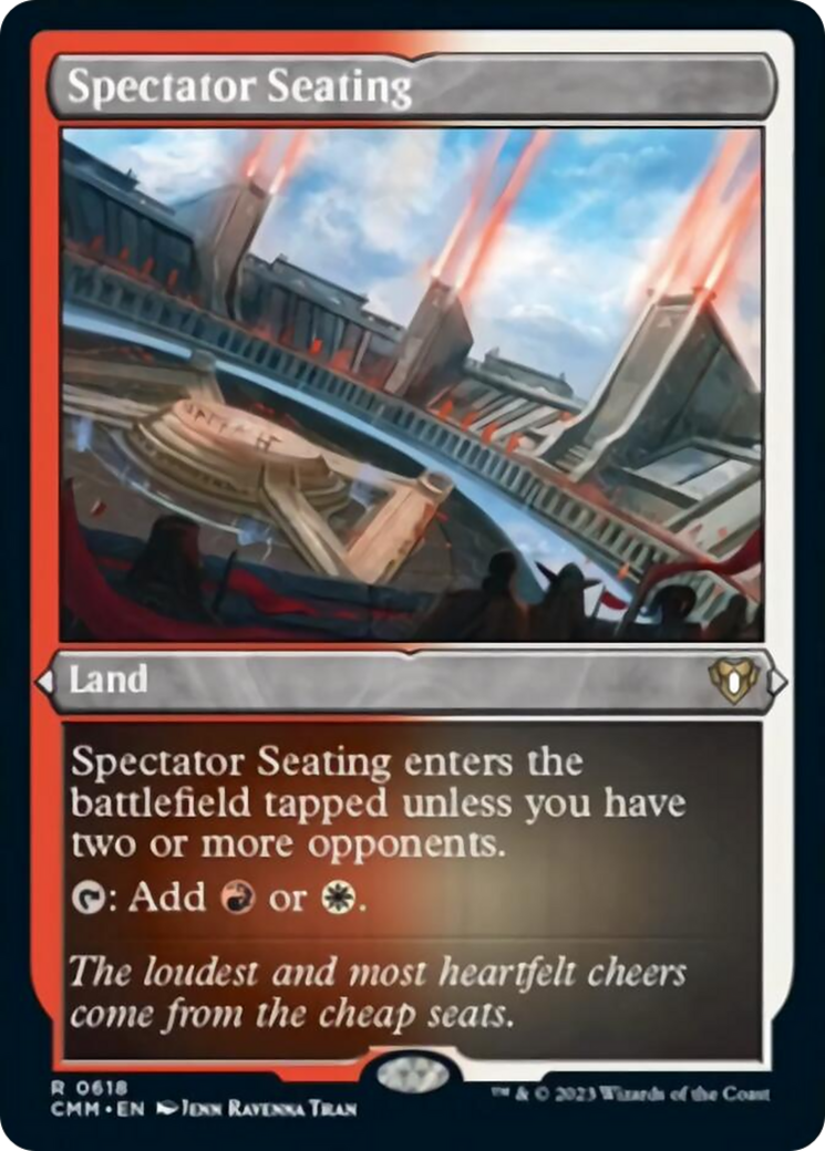 Spectator Seating (Foil Etched) [Commander Masters]-1