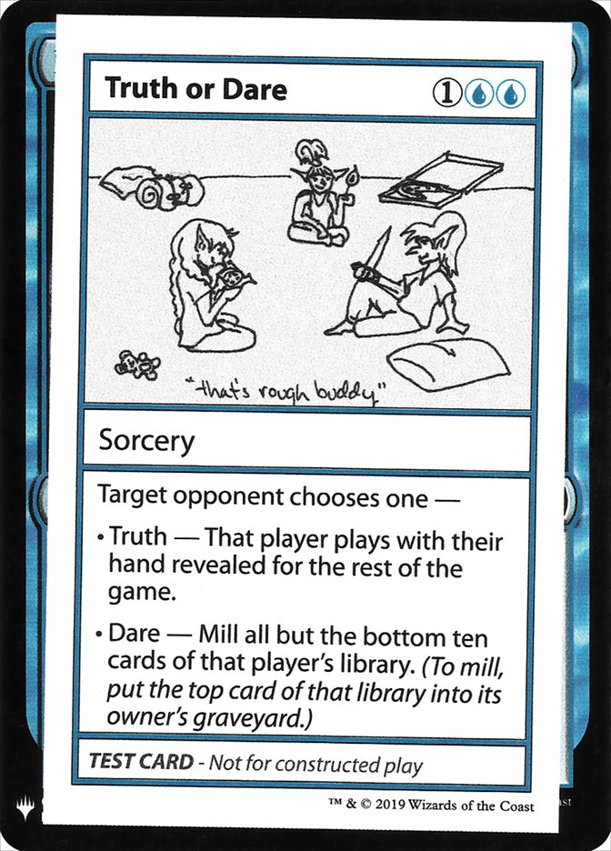 Truth or Dare [Mystery Booster Playtest Cards]-1