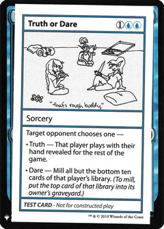 Truth or Dare [Mystery Booster Playtest Cards]-1