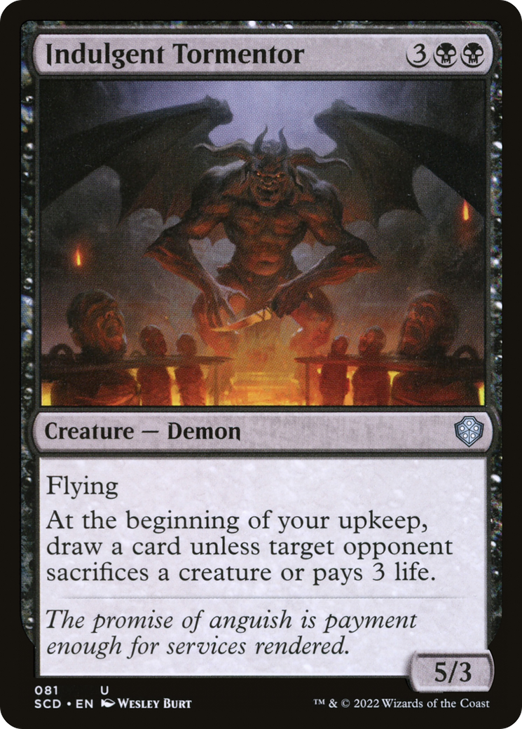 Indulgent Tormentor [Starter Commander Decks]-1