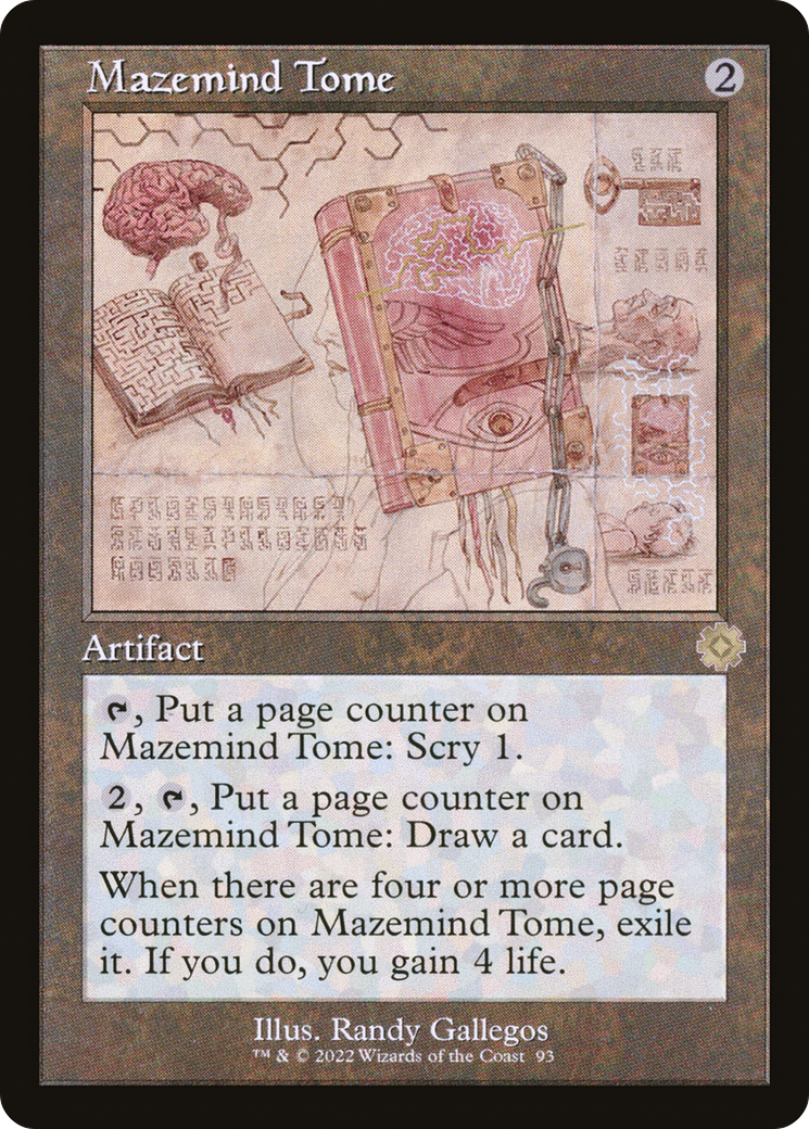Mazemind Tome (Retro Schematic) [The Brothers' War Retro Artifacts]-1