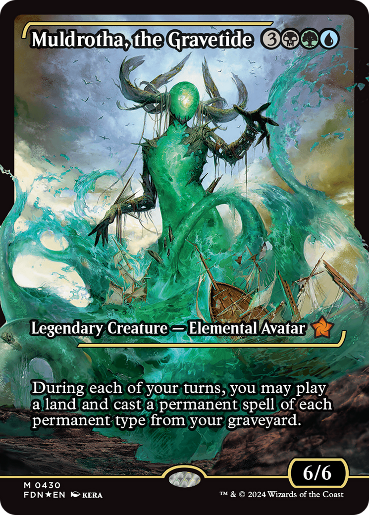 Muldrotha, the Gravetide (Showcase) (Japanese) [Foundations]-1