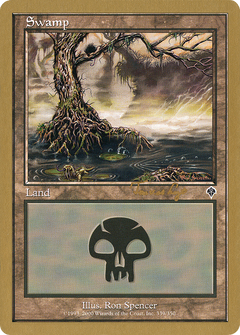 Swamp (339) - 2001 Tom van de Logt (INV) (WCD-) - World Championship Decks 2001-1