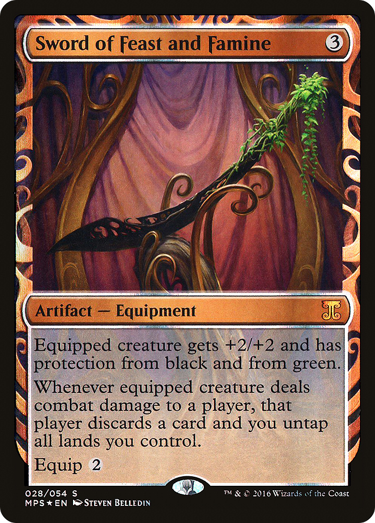 Sword of Feast and Famine [Kaladesh Inventions]-1