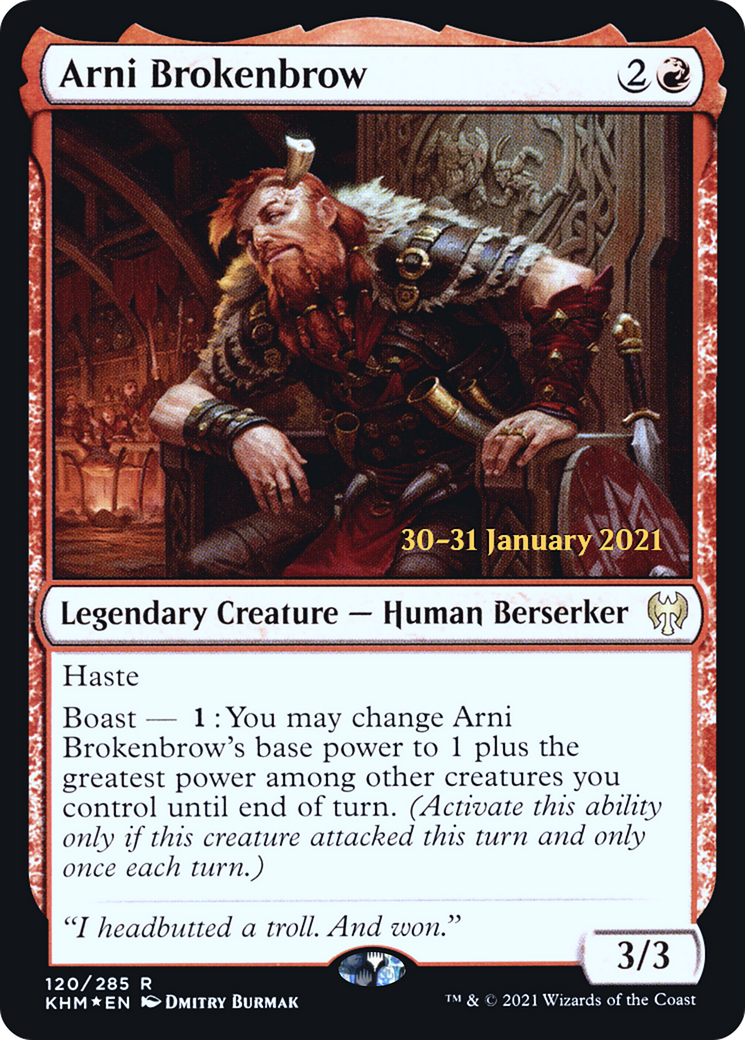 Arni Brokenbrow [Kaldheim Prerelease Promos]-1