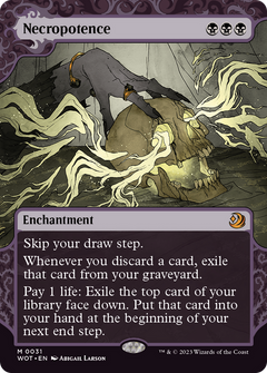 Necropotence [Wilds of Eldraine: Enchanting Tales]-1