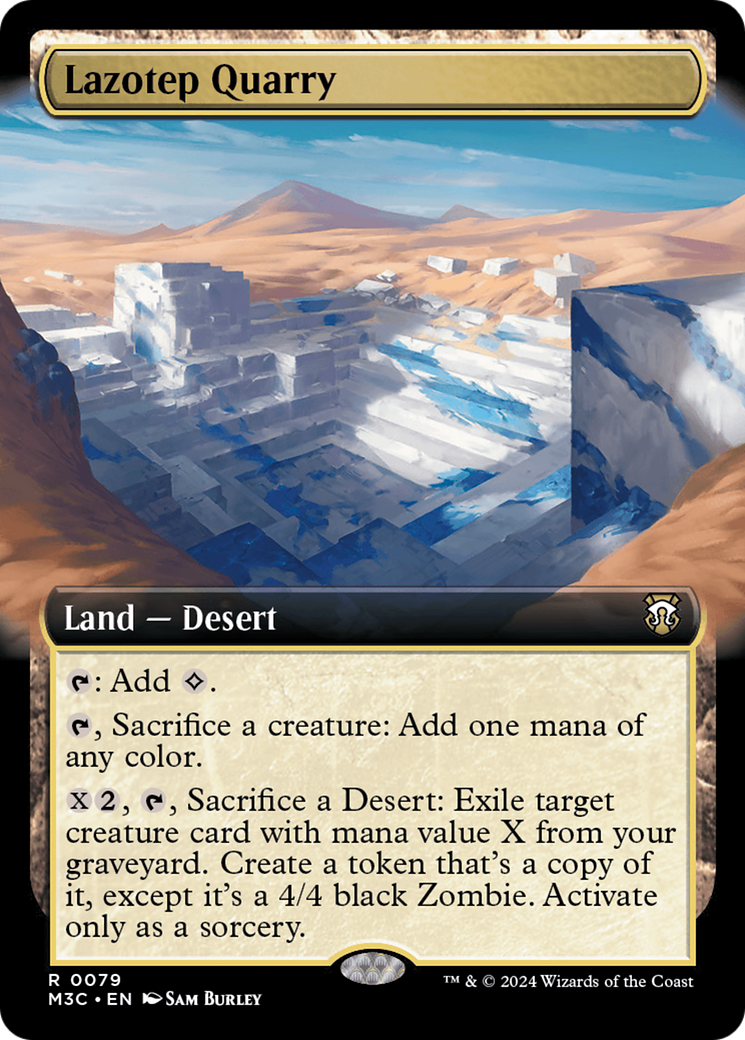 Lazotep Quarry (Extended Art) [Modern Horizons 3 Commander]-1