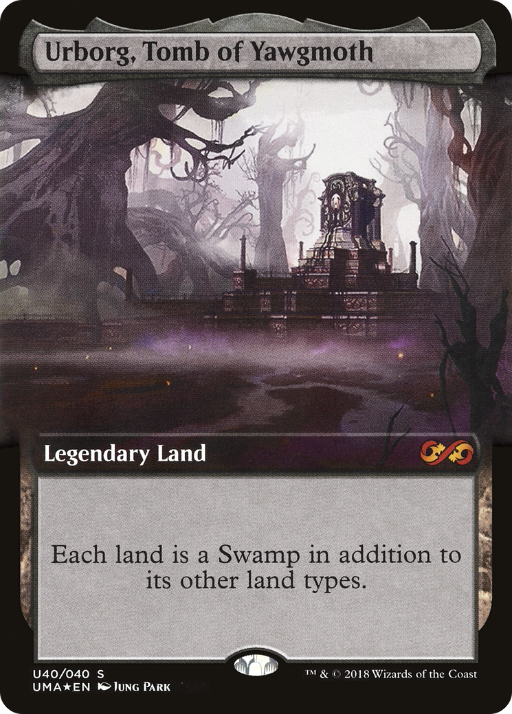 Urborg, Tomb of Yawgmoth (UMA:BT-U40) - Ultimate Box Topper: (Extended Art) Foil-1