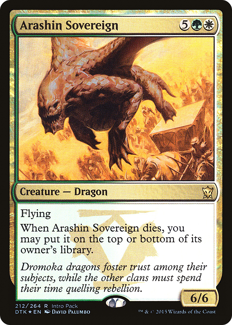 Arashin Sovereign (Intro Pack) [Dragons of Tarkir Promos]-1