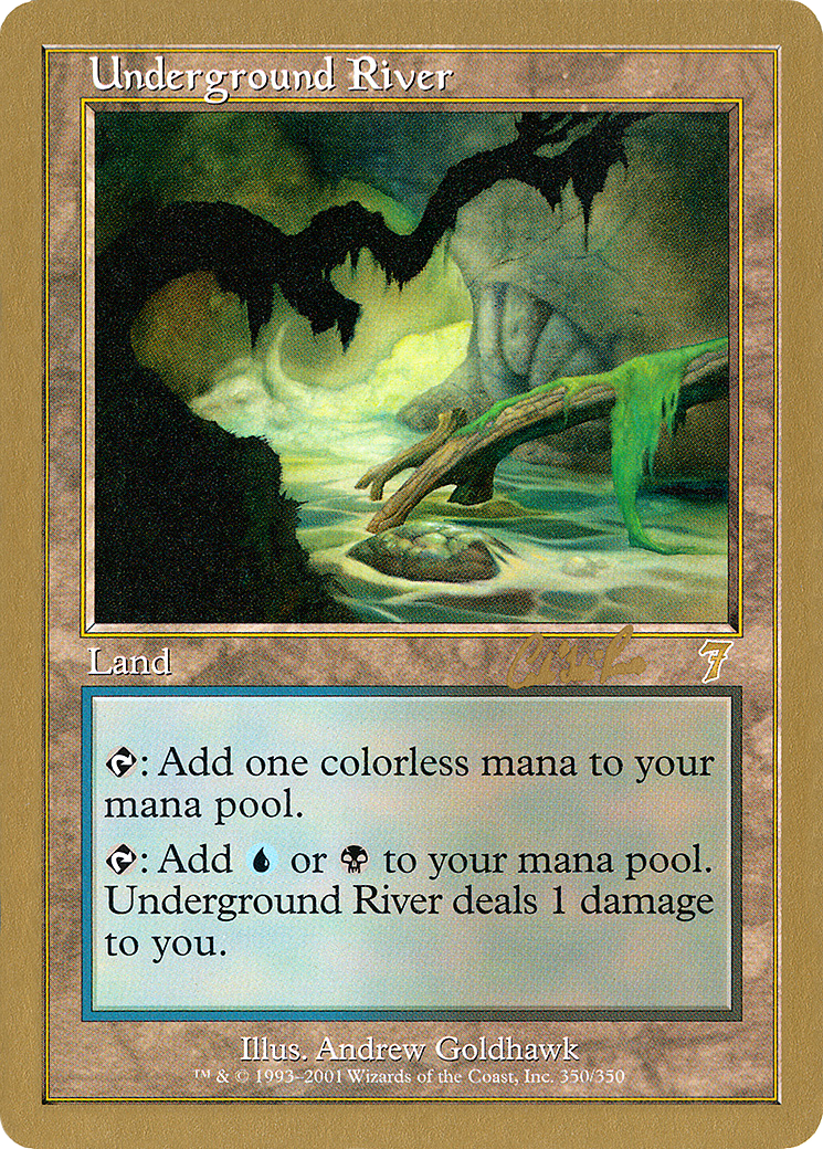 Underground River - 2002 Carlos Romao (7ED) (WCD-) - World Championship Decks 2002-1