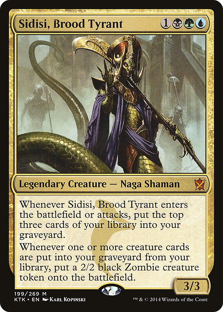 Sidisi, Brood Tyrant [Khans of Tarkir]-1