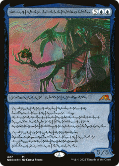 Jin-Gitaxias, Progress Tyrant (NEO-427) - Kamigawa: Neon Dynasty: (Showcase) Etched Foil-1