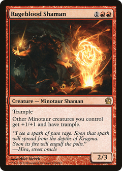 Rageblood Shaman [Theros]-1