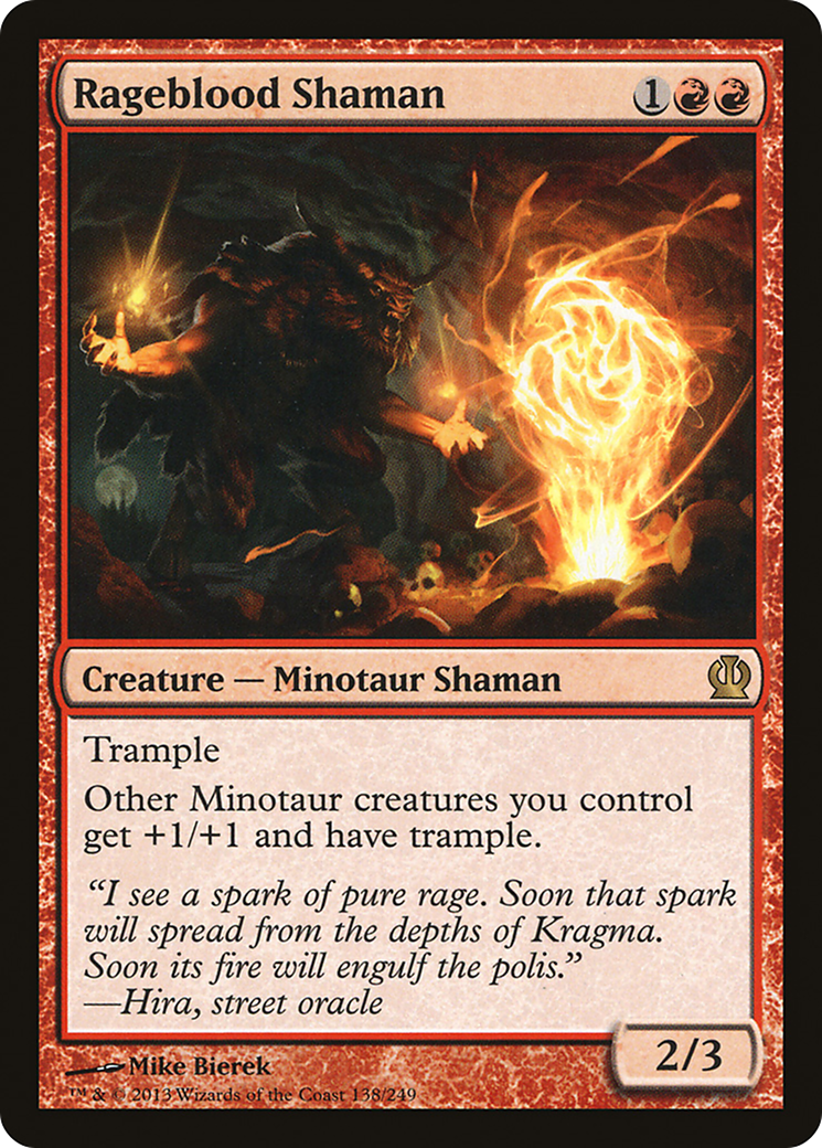 Rageblood Shaman [Theros]-1
