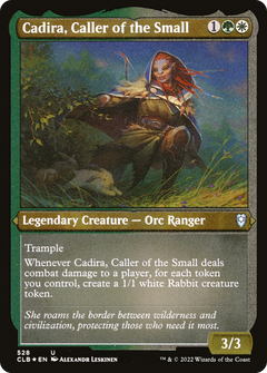 Cadira, Caller of the Small (CLB-528) - Commander Legends: Battle for Baldur's Gate Etched Foil-1
