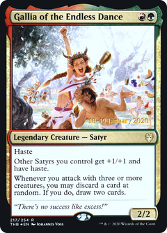 Gallia of the Endless Dance [Theros Beyond Death Prerelease Promos]-1
