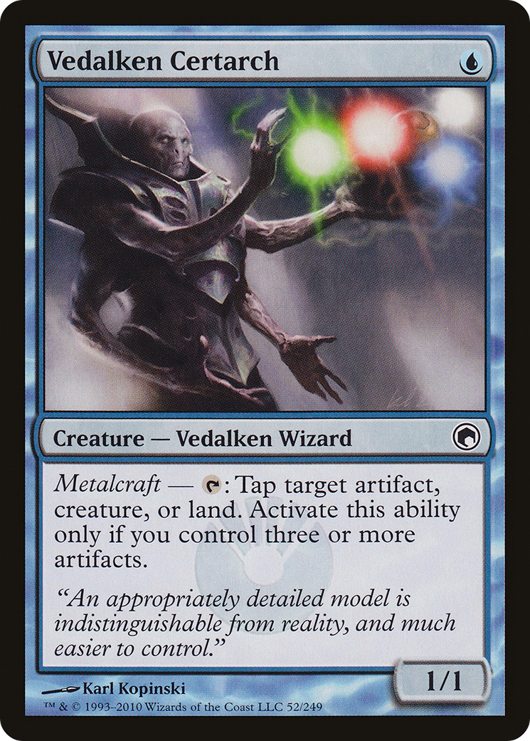 Vedalken Certarch (SOM-052) - Scars of Mirrodin-1