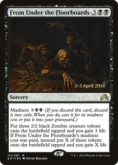 From Under the Floorboards [Shadows over Innistrad Prerelease Promos]-1