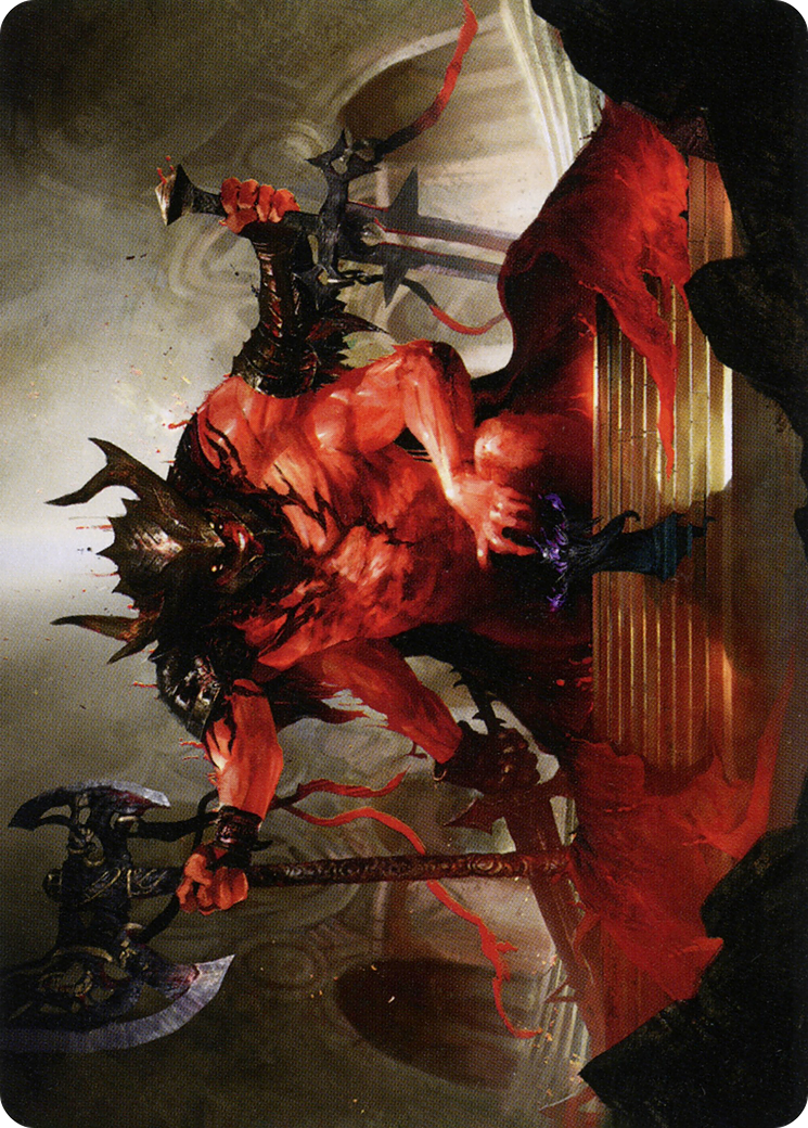 Awaken the Blood Avatar // Awaken the Blood Avatar (ASTX-020) - Strixhaven Art Series (Borderless)-1