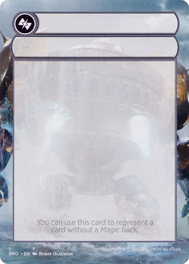 Double-Faced Substitute Card (SBRO-001) - The Brothers' War Substitute Cards (Borderless)-1