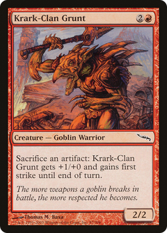 Krark-Clan Grunt [Mirrodin]-1
