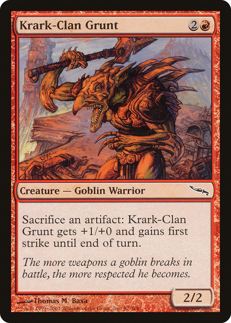 Krark-Clan Grunt [Mirrodin]-1