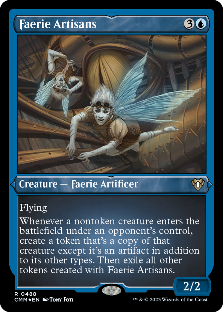 Faerie Artisans (CMM-488) - Commander Masters Etched Foil-1