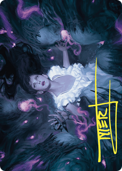Neva, Stalked by Nightmares // Neva, Stalked by Nightmares (AWOE-030) - Wilds of Eldraine Art Series (Borderless)-1