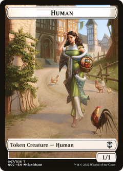 Human (TNCC-007) - New Capenna Commander Tokens-1