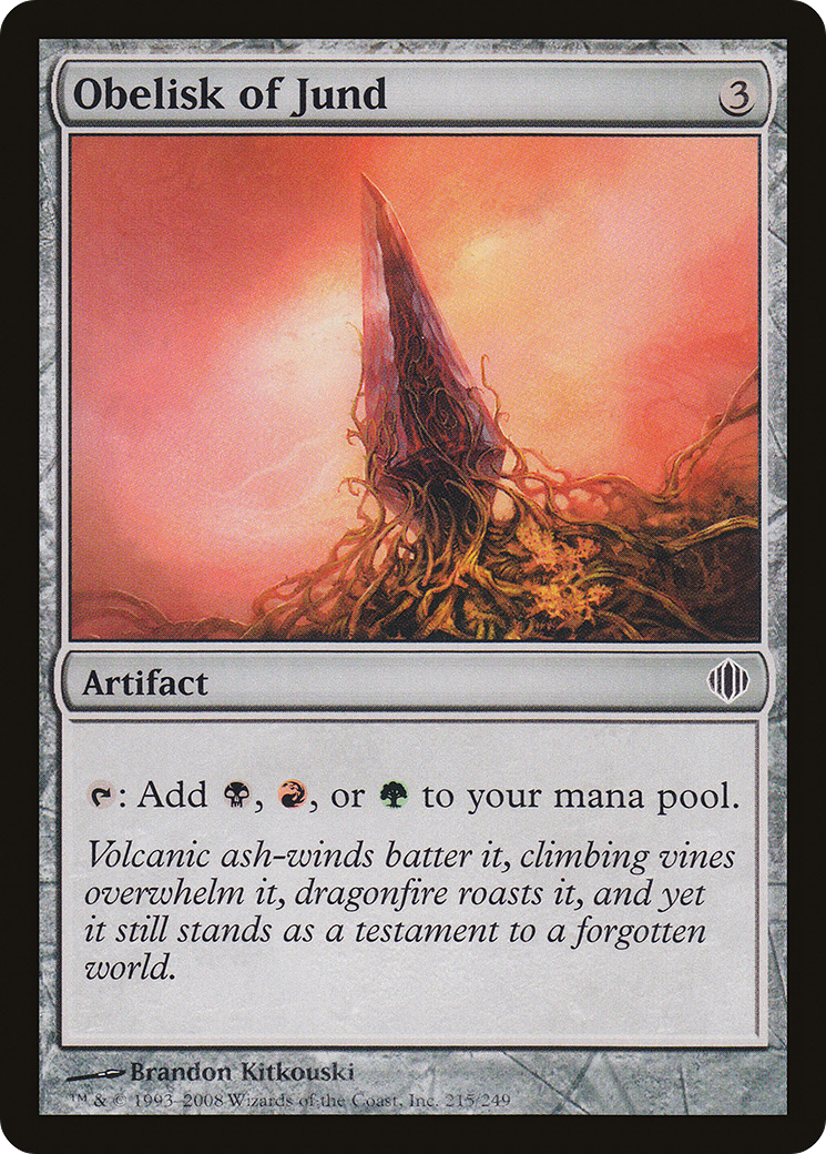 Obelisk of Jund [Shards of Alara]-1