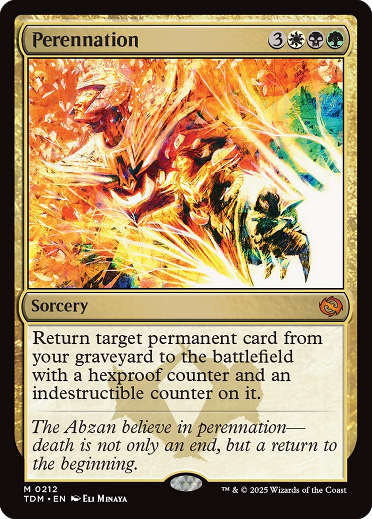 Perennation [Tarkir: Dragonstorm]-1