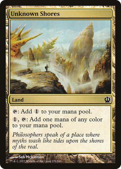 Unknown Shores (THS-229) - Theros Foil-1
