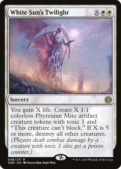 White Sun's Twilight (ONE-038) - Phyrexia: All Will Be One Foil-1