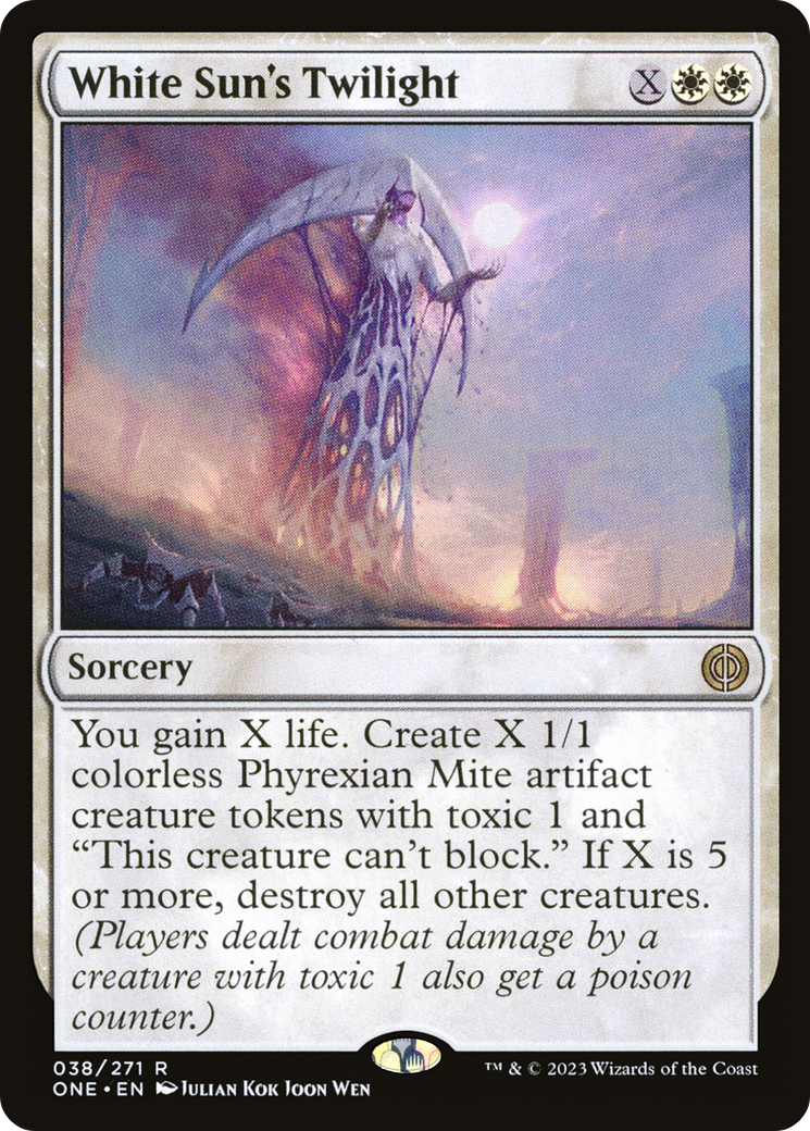 White Sun's Twilight (ONE-038) - Phyrexia: All Will Be One Foil-1