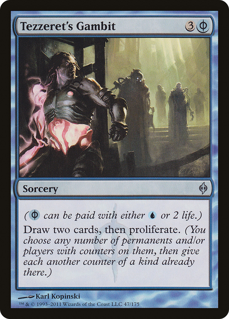 Tezzeret's Gambit [New Phyrexia]-1