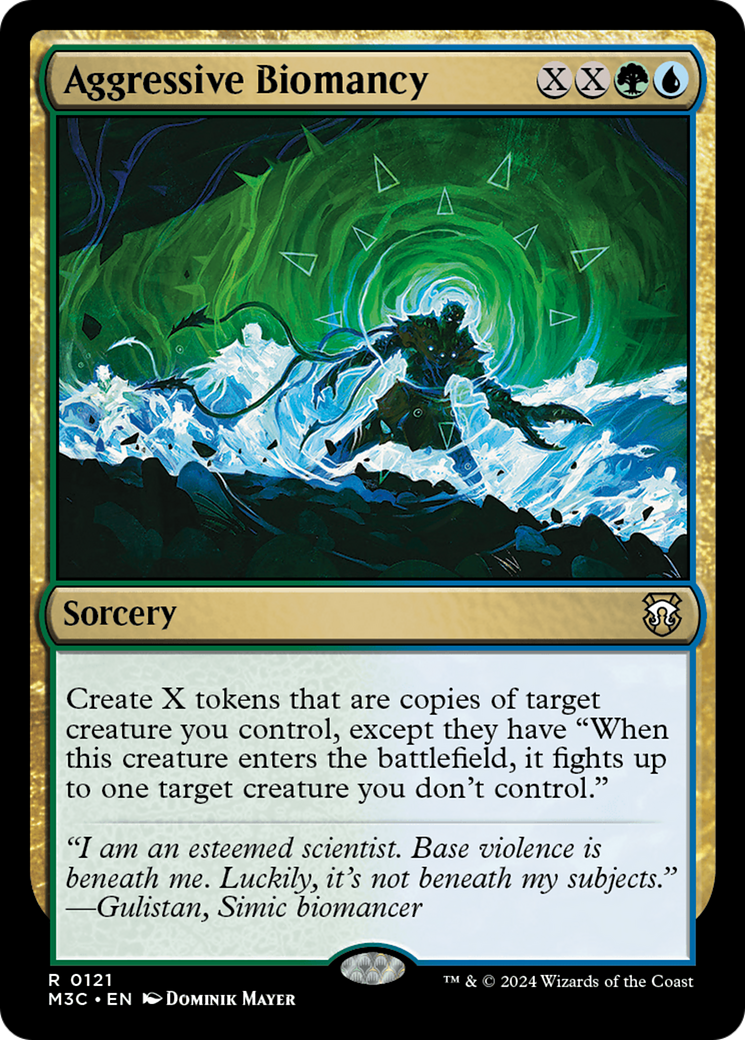 Aggressive Biomancy [Modern Horizons 3 Commander]-1