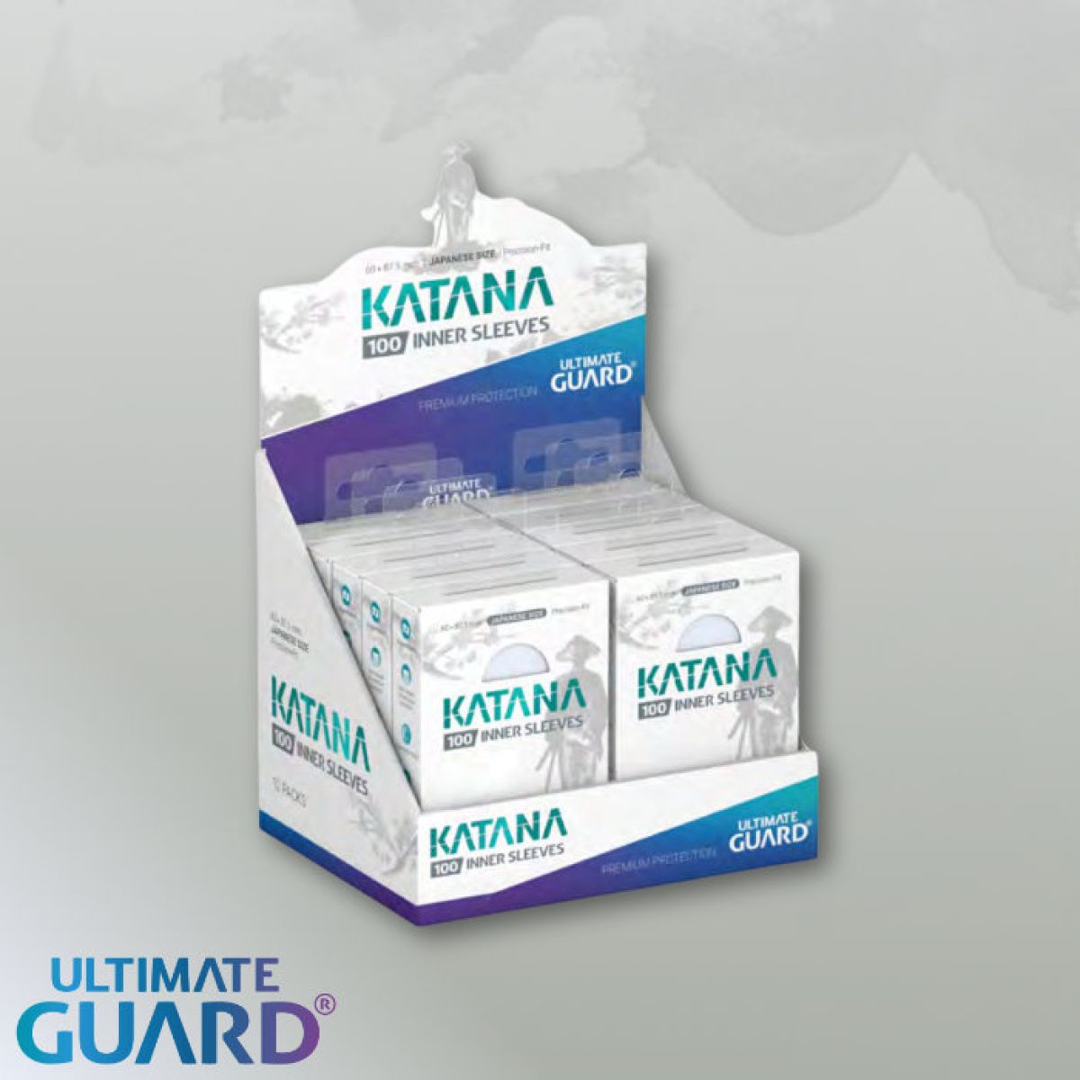 Ultimate Guard: Japanese Size Sleeves – Katana Precise-Fit Inner Sleeves – Transparent-1