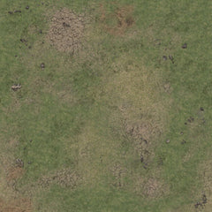 Battle Systems - Fantasy Dungeon - Grassy Fields Gaming Mat 3x3 - Grid