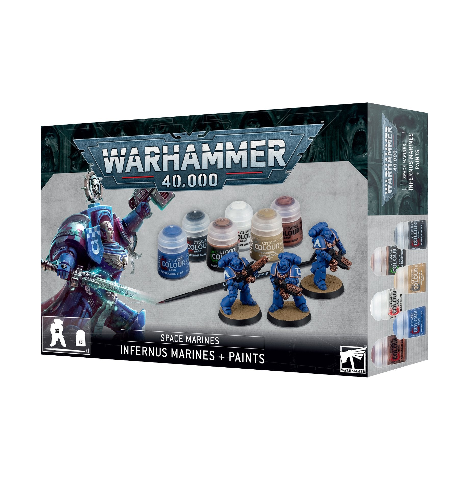 Space Marines: Infernus Marines + Paints Set-1