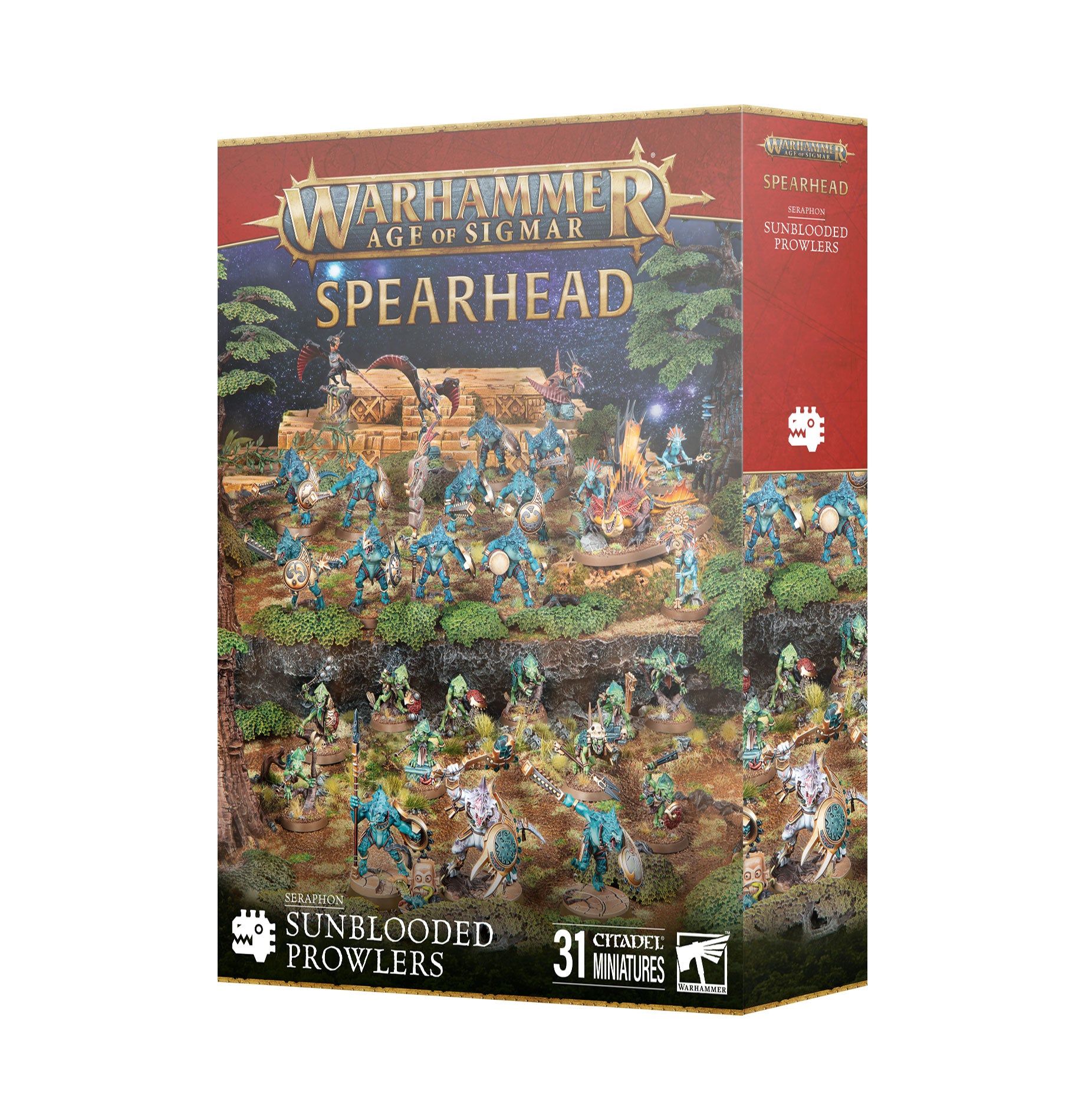 Spearhead: Seraphon Sunblooded Prowlers-1
