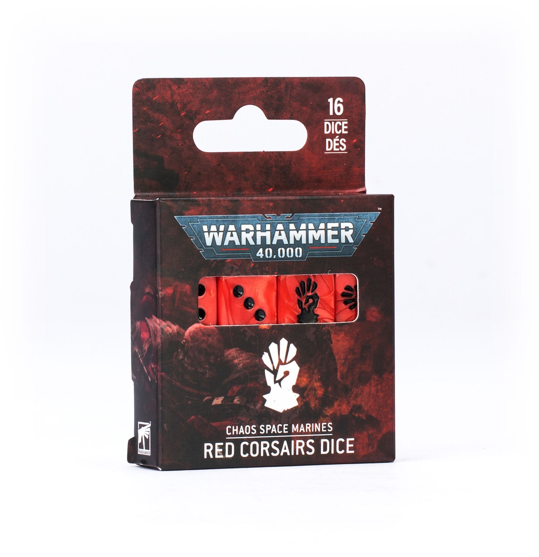 Chaos Space Marines: Red Corsairs Dice-1