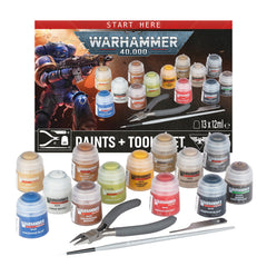 Warhammer 40,000: Paints + Tools Set-1