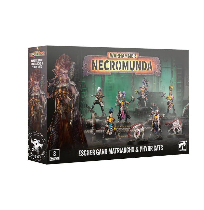 Necromunda: Escher Gang Matriarchs & Phyrr Cats-1