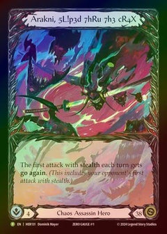 Arakni, 5L!p3d 7hRu 73h cR4X [HER131] (Promo)  Rainbow Foil-1