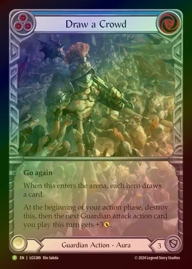 Draw a Crowd [LGS389] (Promo)  Rainbow Foil