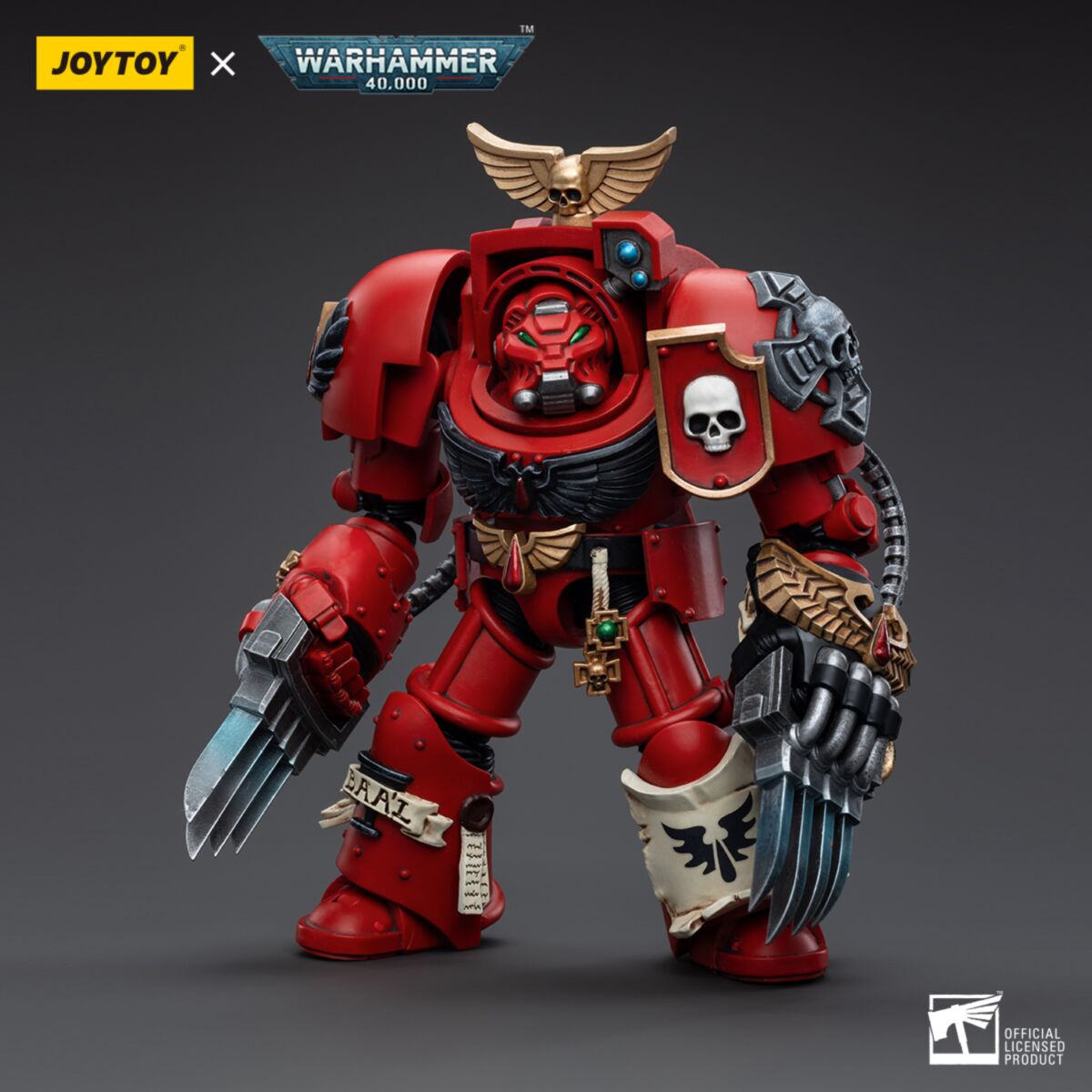 Warhammer Collectibles: 1/18 Scale Blood Angels Assault Terminators Brother Nassio-1