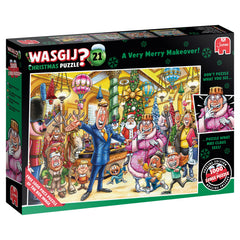Puzzle - Jumbo - Wasgij Christmas # 21, 2 x 1000pc Puzzles