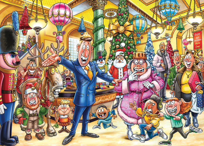 Puzzle - Jumbo - Wasgij Christmas # 21, 2 x 1000pc Puzzles